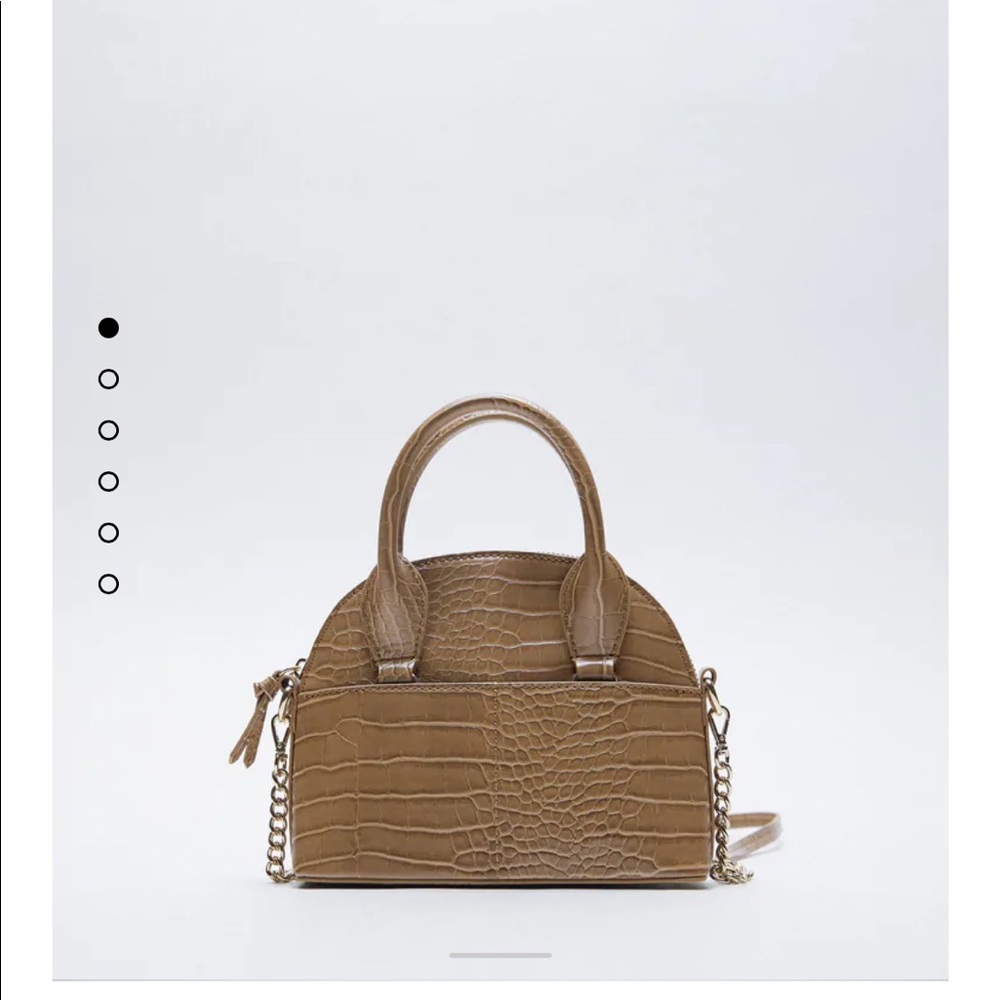 Zara mini bowling bag
